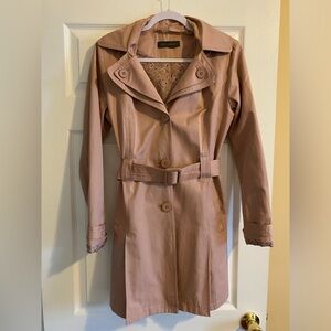 Dusty Rose Trench